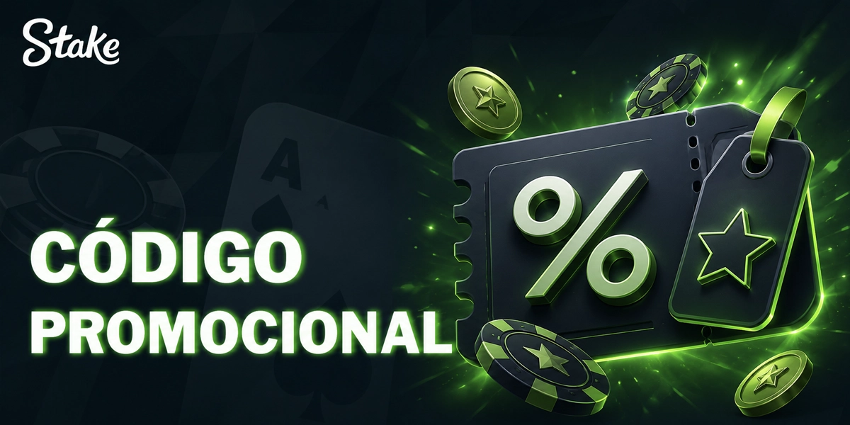 Código promocional Stake para ativar benefícios extras durante o cadastro