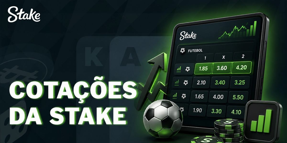 Cotações da Stake para analisar odds antes de apostar online