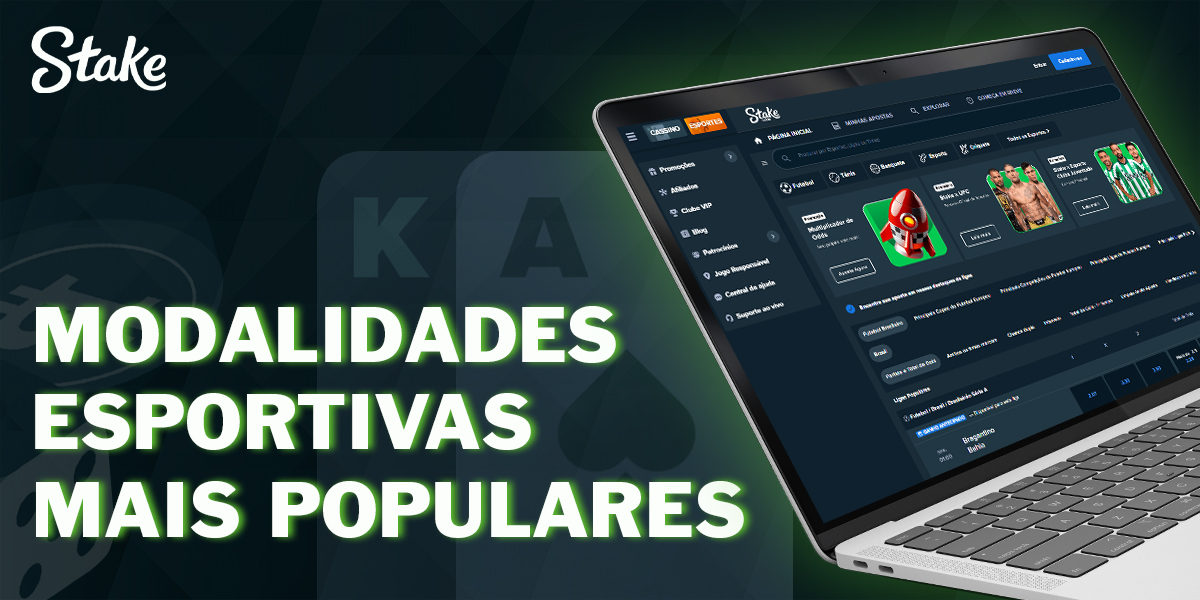 Os desportos mais populares para apostar em Stake
