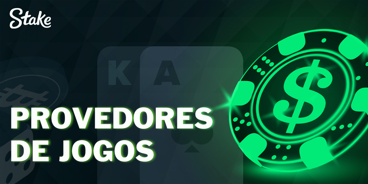 Fornecedores de jogos de casino na plataforma Stake
