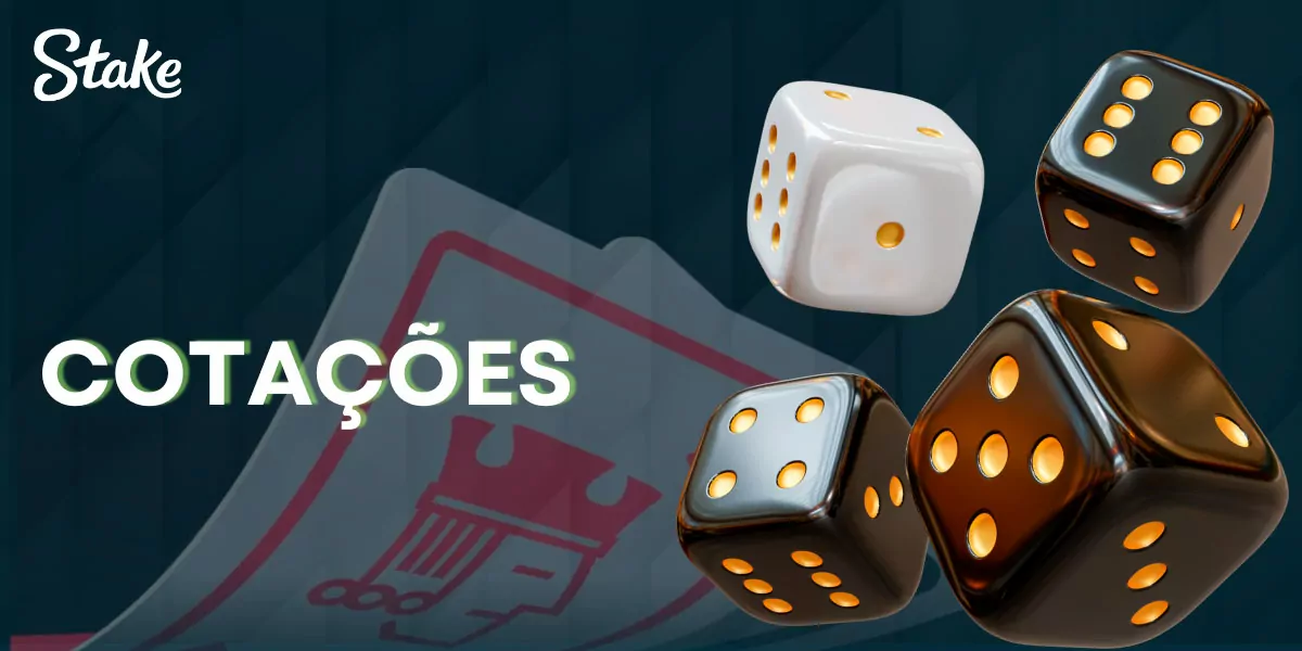 As probabilidades dos eventos em Stake