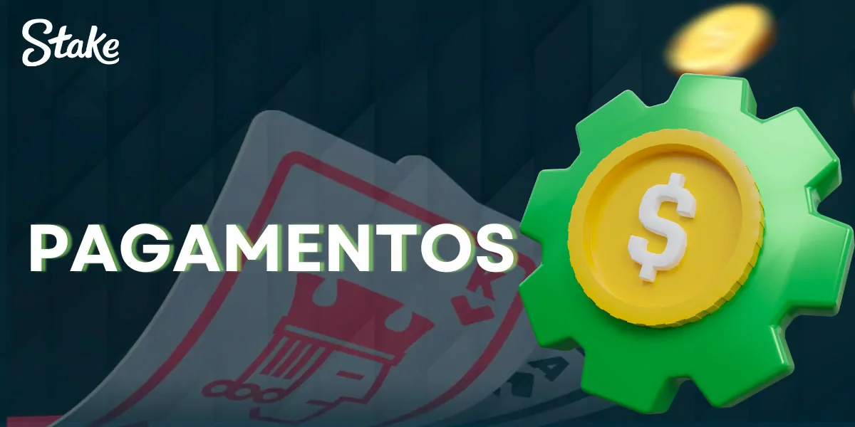 Stake aceita apenas criptomoedas como métodos de pagamento