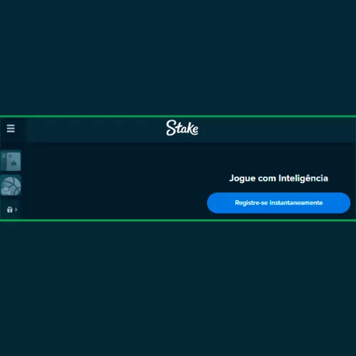 Site oficial da plataforma Stake